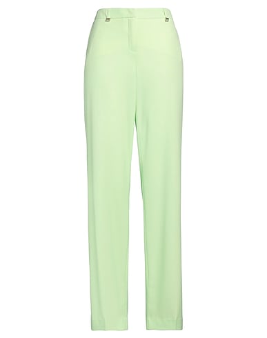 ANGELO MARANI Casual trouser Light green 95% Polyester, 5% Elastane