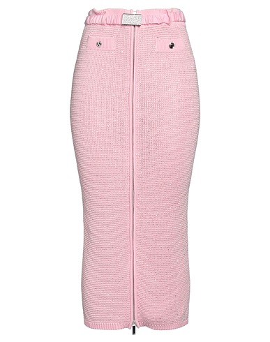 ALESSANDRA RICH Midi-Rock Rosa 76% Baumwolle, 24% Polyester