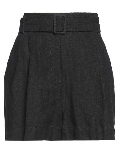 MARELLA Shorts & Bermuda NERO 100% Linen