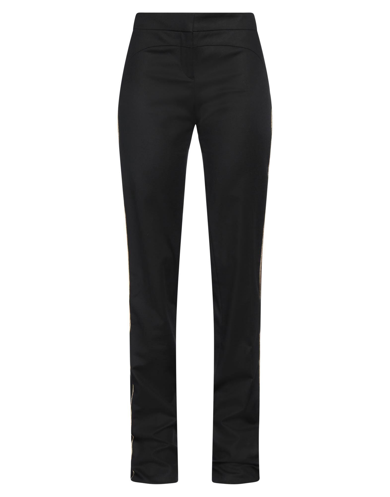 パンツ VERSACE Woman Pants Black 10124771A06502 1B000 Logo Embroidered Jeans Black | VERSACE US