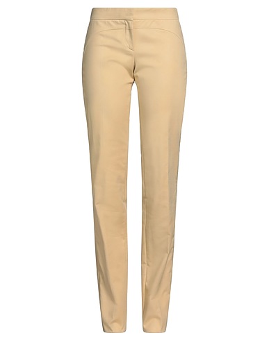 VERSACE Casual trouser Sand 98% Cotton, 2% Elastane