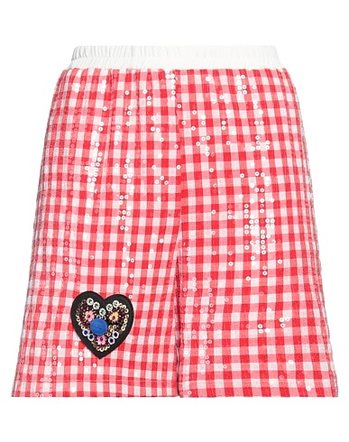 5 PROGRESS Shorts & Bermuda Red 90% Polyester, 10% Polyethylene