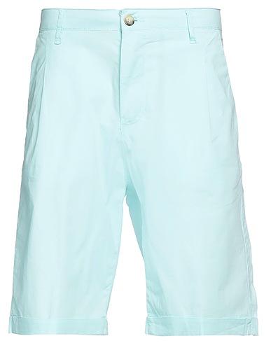 GROOWE Shorts y Bermudas Azul celeste 98% Algodón, 2% Elastán