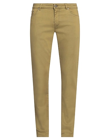 PT Torino Denim trousers Sage green 63% Lyocell, 30% Cotton, 5% Polyester, 2% Elastane
