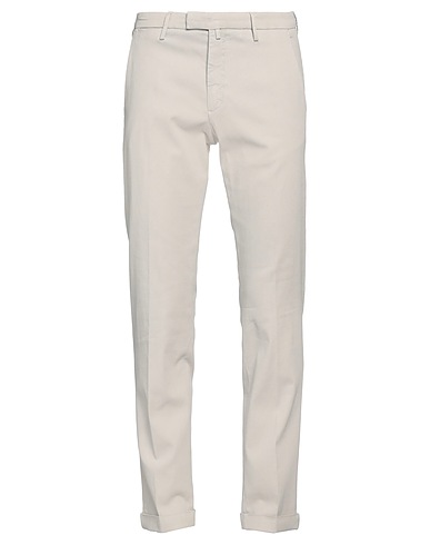 BRIGLIA 1949 Casual pants Light grey 56% Cotton, 41% Tencel™, 3% Elastane