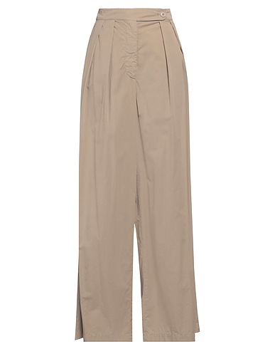 DRIES VAN NOTEN Casual trouser Taupe 100% Cotton