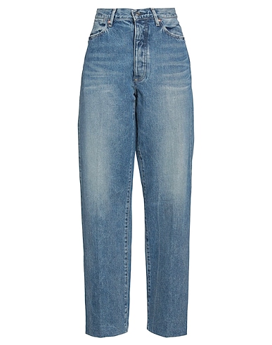 TANAKA Denim pants Blue 100% Cotton