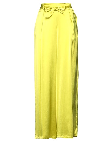 POMANDÈRE Casual trouser Lime green 100% Viscose