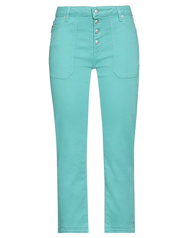 ZADIG&VOLTAIRE Denim trousers Turquoise 98% Cotton, 2% Elastane