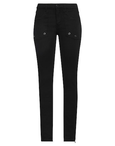 ZADIG&VOLTAIRE Straight leg 98% Cotton, 2% Elastane, Cow leather