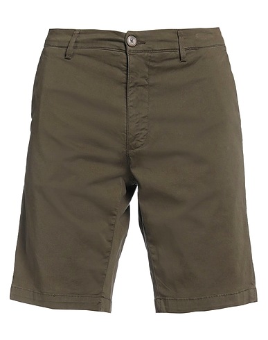 PHILOTINTO Shorts & Bermuda Verde militare 98% Cotone, 2% Elastan