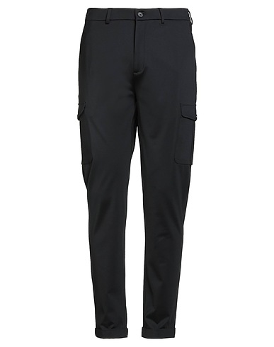 DOMENICO TAGLIENTE Casual trouser Black 75% Nylon, 25% Elastane