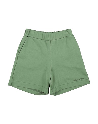 FENDI Shorts & Bermuda KIDS Verde salvia 100% Cotone