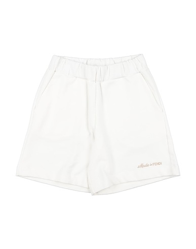 FENDI Shorts & Bermuda KIDS Bianco 100% Cotone