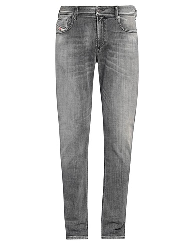 DIESEL Denim trousers Grey 96% Cotton, 3% Elastomultiester, 1% Elastane