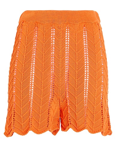 SUOLI Shorts & Bermuda Orange 100% Cotton