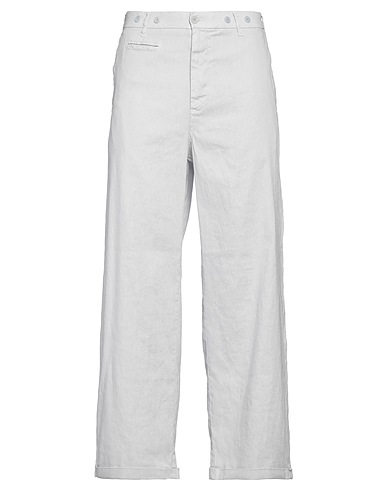 BARENA Casual trouser Light grey 55% Linen, 43% Cotton, 2% Elastane