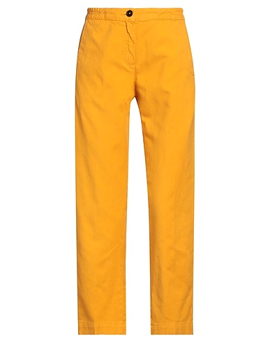 MASSIMO ALBA Pantalone Giallo ocra 72% Cotone, 28% Lino