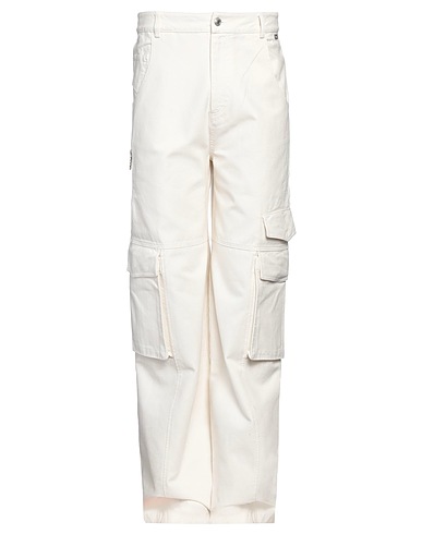 GCDS Casual trouser White 100% Cotton