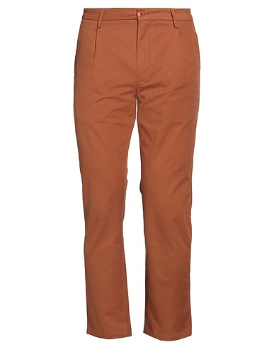 TELERIA ZED Casual trouser Camel 52% Linen, 46% Cotton, 2% Elastane