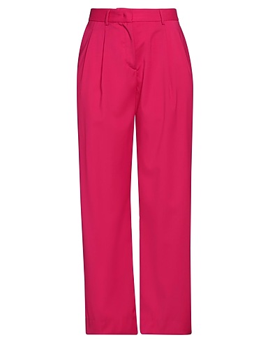 BRIAN DALES Casual trouser Fuchsia 100% Wool
