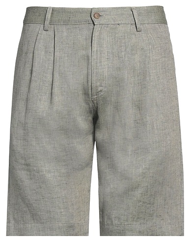 MACIEL Shorts & Bermuda Military green 100% Linen