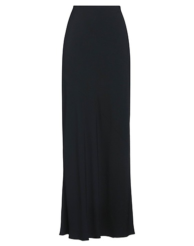 AMI ALEXANDRE MATTIUSSI Long skirt Black 73% Acetate, 27% Viscose