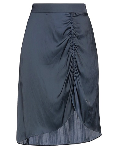 ZADIG&VOLTAIRE Midi skirt Midnight blue 100% Polyester
