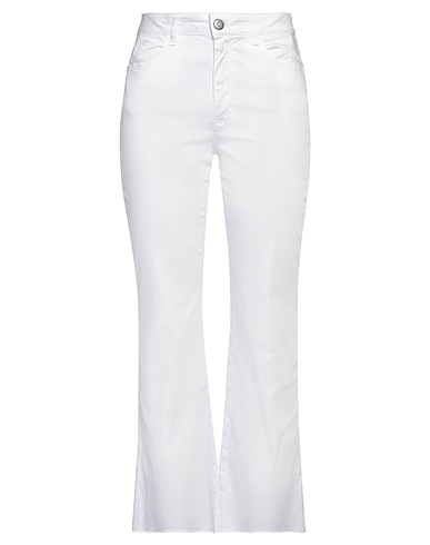 SHAFT Flared pant BIANCO 97% Cotton, 3% Elastane