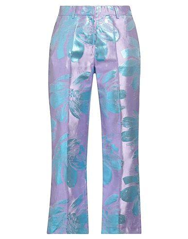 SKILLS & GENES Casual pants Mauve 53% Acetate, 47% Polyester