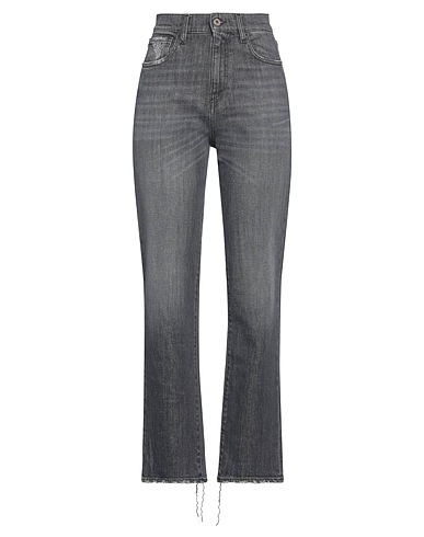 PENCE Denim trousers Grey 99% Cotton, 1% Elastane