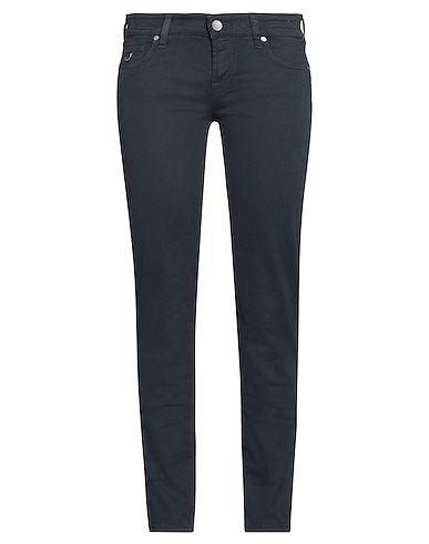 JACOB COHЁN Casual trouser Midnight blue 60% Cotton, 19% Viscose, 19% Polyester, 2% Elastane