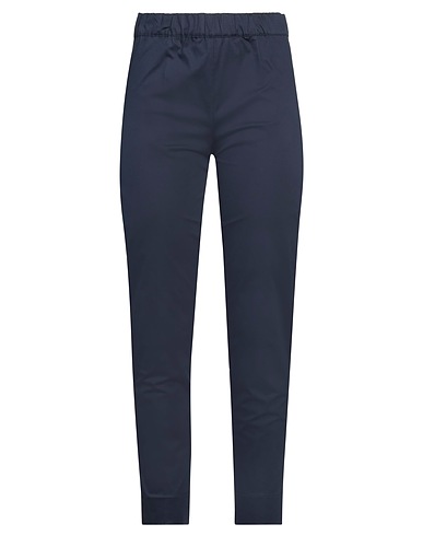 D.EXTERIOR Casual trouser Navy blue 96% Cotton, 4% Elastane
