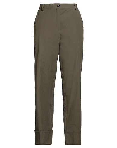 MASSIMO ALBA Casual trouser Military green 100% Cotton