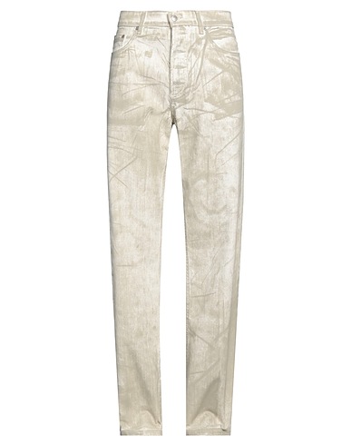MISBHV Denim trousers White 100% Cotton