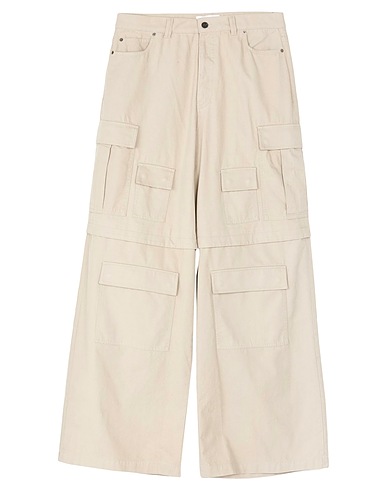 AMBUSH Pantalone Beige 100% Cotone