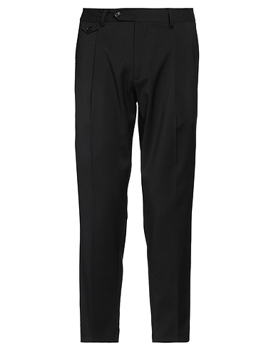 MARSĒM Pantalone Nero 100% Lana Vergine