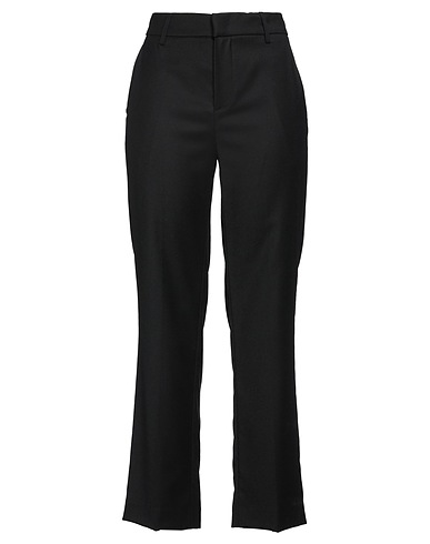 DONDUP Casual pants Black 99% Virgin Wool, 1% Elastane