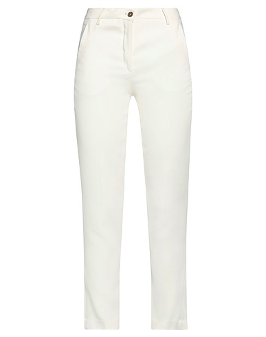 BRIGLIA 1949 Casual trouser Cream 96% Viscose, 4% Elastane