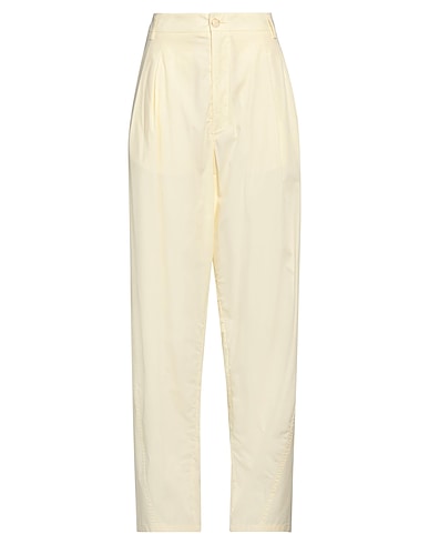 DARKPARK Casual trouser Pastel yellow 100% Cotton