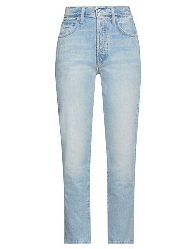 MOTHER Denim trousers Blue 100% Cotton