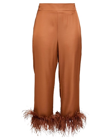 HANAMI D'OR Casual trouser Brown 100% Viscose