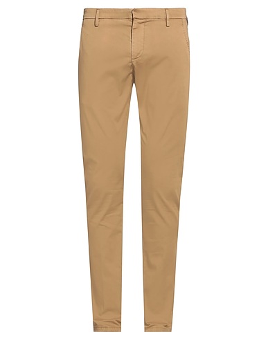 DONDUP Casual trouser Khaki 63% Cotton, 17% Polyamide, 16% Polyester, 4% Elastane
