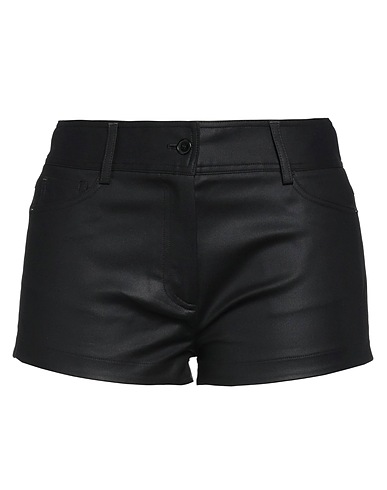 ERMANNO SCERVINO Shorts & Bermuda Black 48% Cotton, 45% Polyamide, 7% Elastane