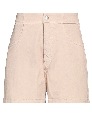 ROBERTO COLLINA Denim shorts Sand 97% Cotton, 3% Elastane