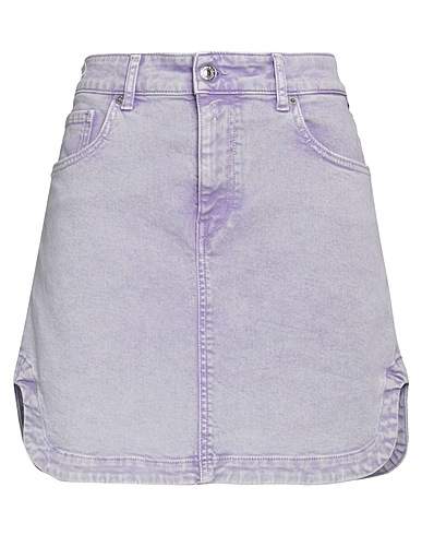 REPLAY Denim skirt Mauve 98% Cotton, 2% Elastane