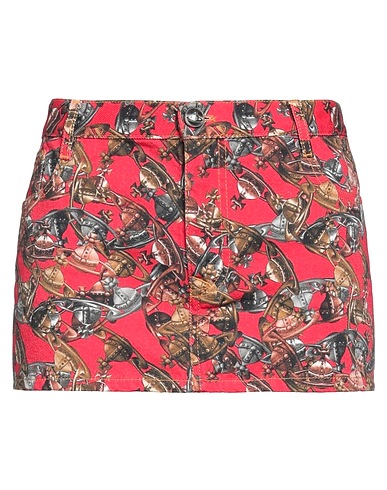 VIVIENNE WESTWOOD BOTTOMWEAR Rosso pomodoro 100% Cotone
