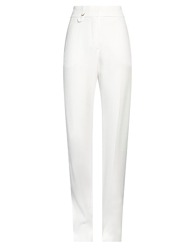 JACQUEMUS Casual pants White 100% Viscose