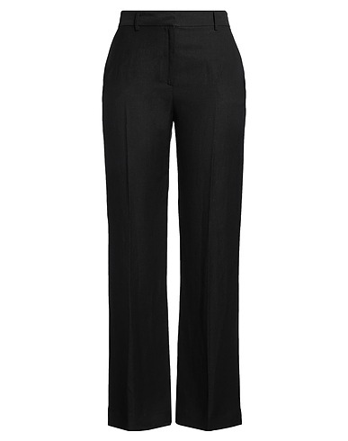 ANTONELLI Pantalone Nero 73% Viscosa, 27% Lino