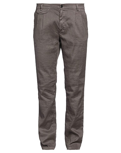 MASON'S Casual trouser Light brown 65% Linen, 34% Cotton, 1% Elastane